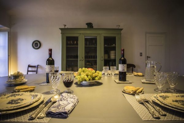 La sala da pranzo
